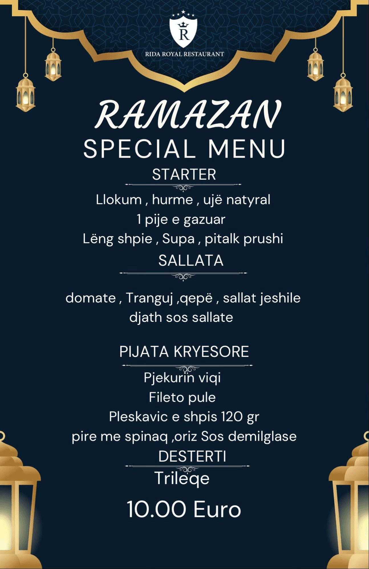 Main Picture of Ramazan Special Menu