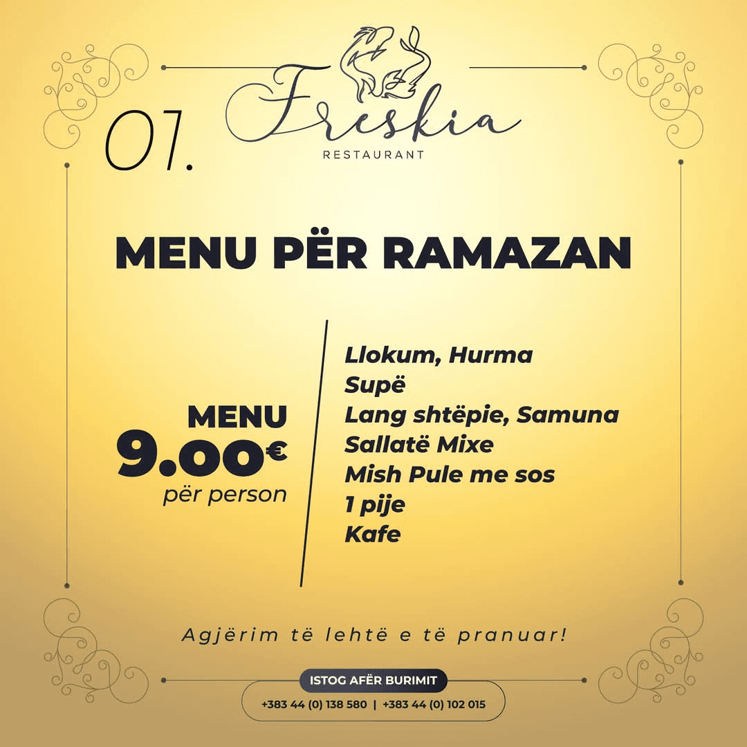 Main Picture of Menu për Ramazan